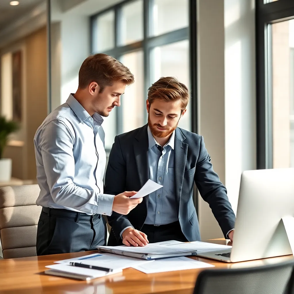 Jonge man onderzoekt beleggingsopties op tablet