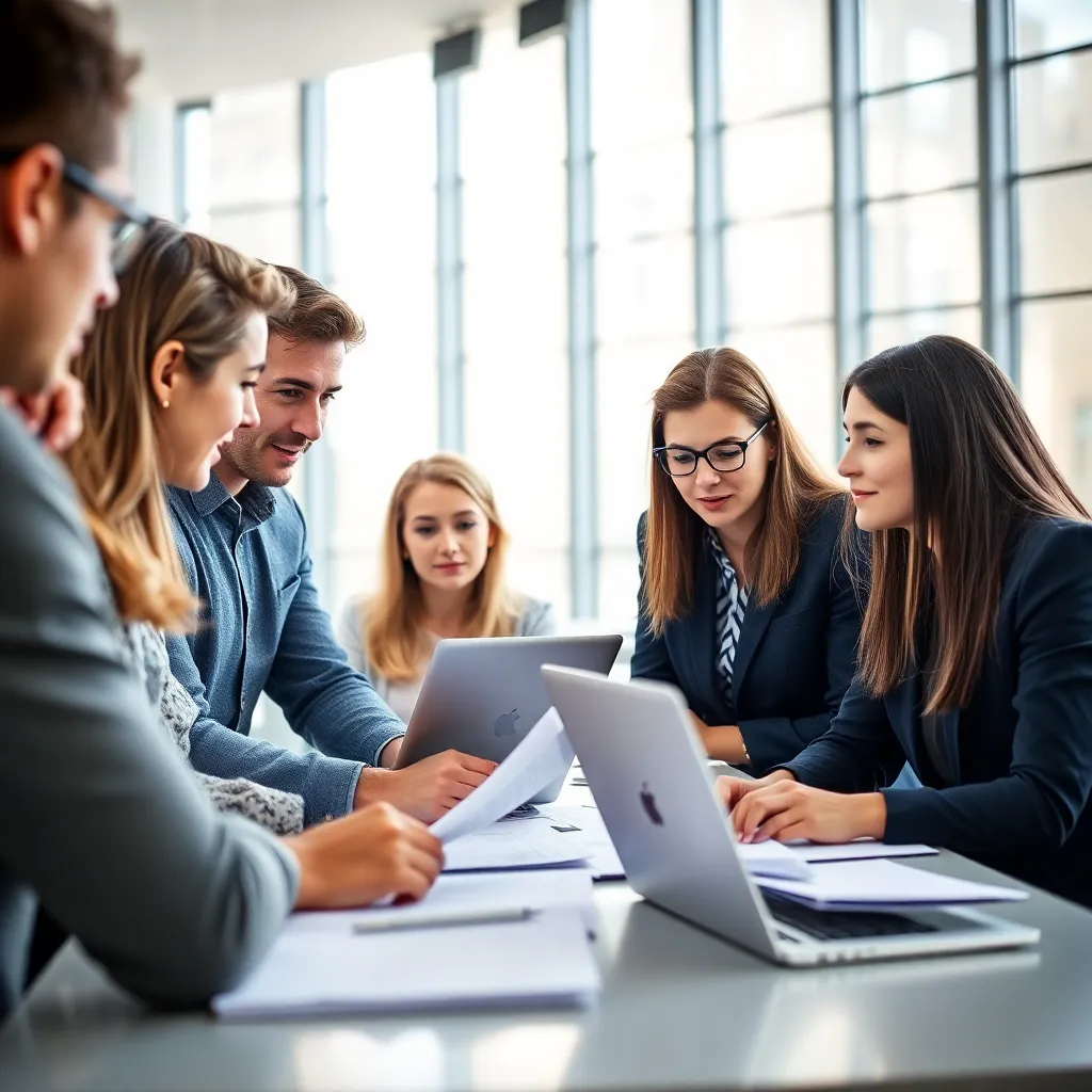 Persoon die budget plant met laptop en notitieboek